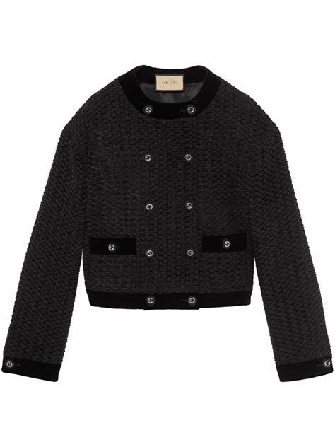 gucci chenille jacket|Gucci wool jacket women.